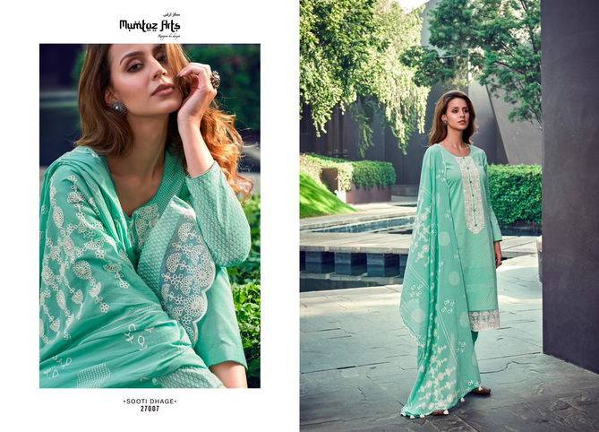 Sooti Dhage By Mumtaz Arts Cotton Dress Material Catalog